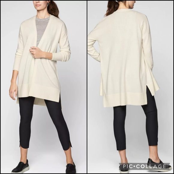 Athleta Cashmere Wool Blend Bream Cardigan Sweater Duster - Picture 1 of 10